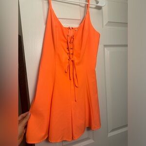 Orange romper